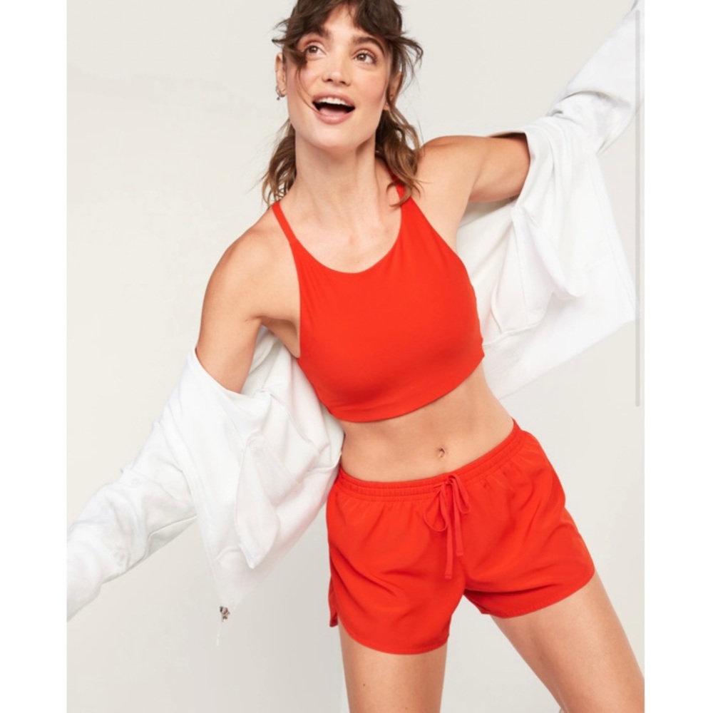 NWT Light Support PowerSoft Longline Sports Bra for Women